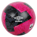 Pink Glow-White-Carbon - Front - Umbro Neo Swerve Football