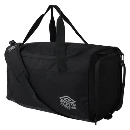 Black-Silver - Side - Umbro Pro Training Elite Duffle Bag
