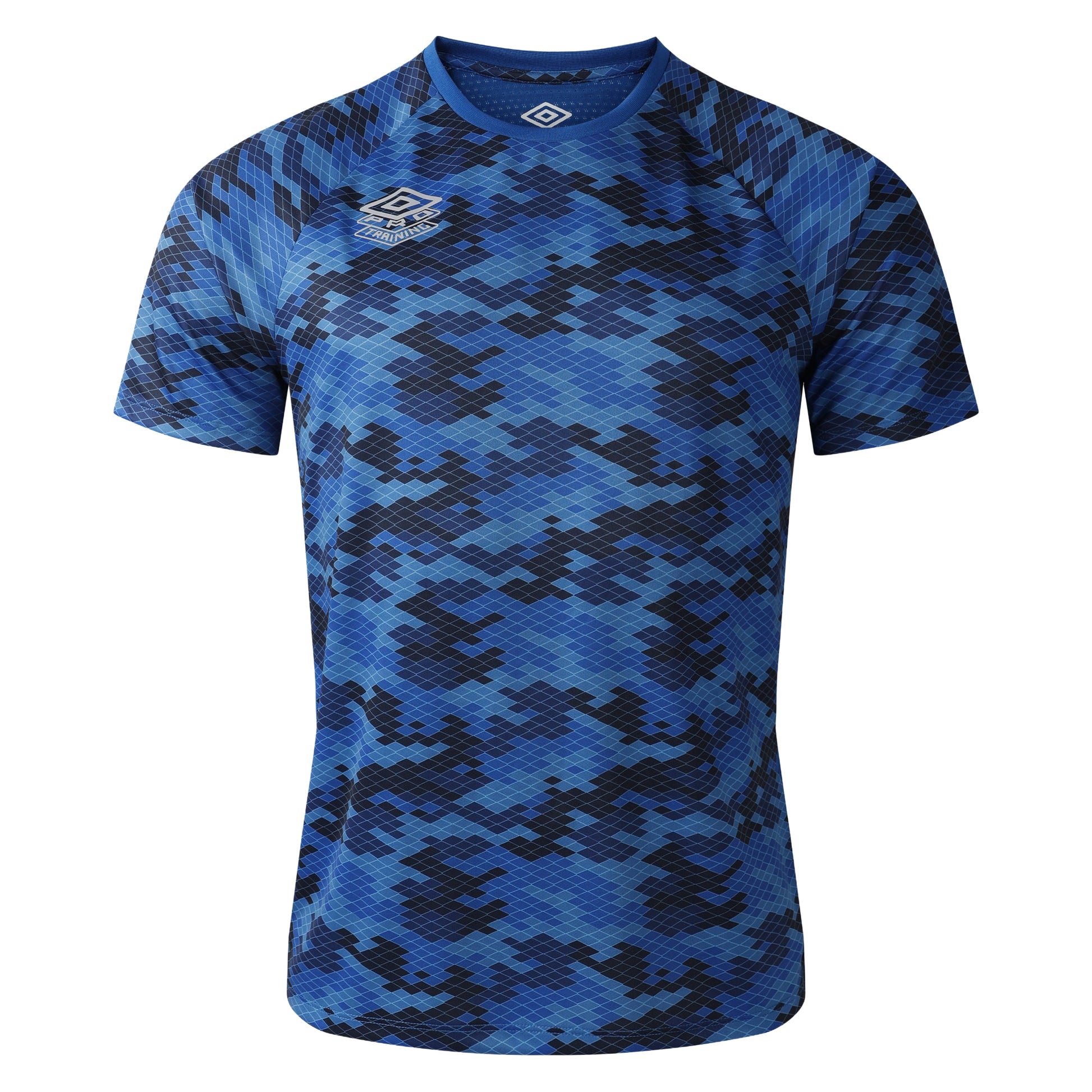 Classic Blue - Front - Umbro Mens Pro Training Graphic Camo Jersey