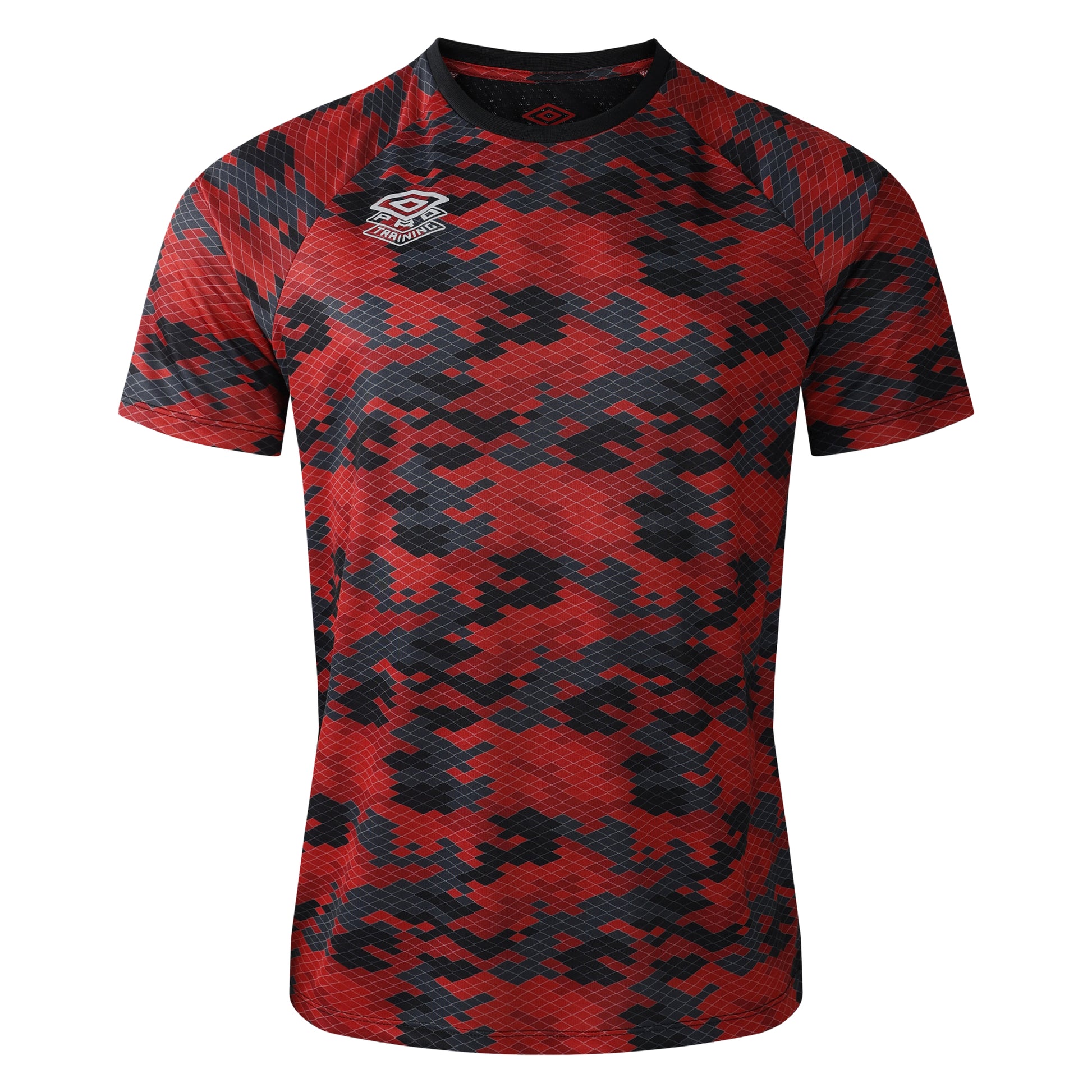 Black - Front - Umbro Mens Pro Training Graphic Camo Jersey