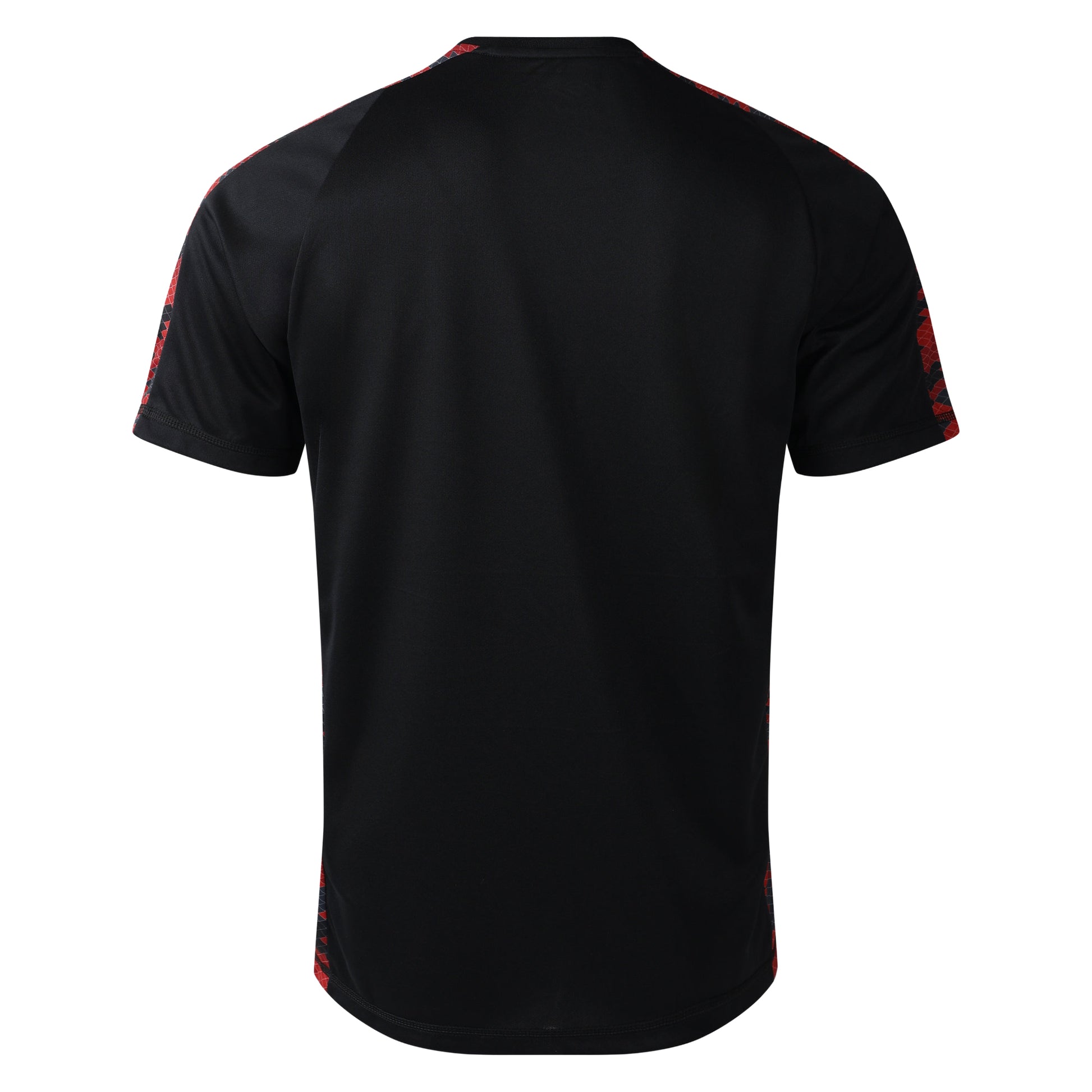 Black-Red Dahlia - Back - Umbro Mens Pro Training Active Jersey