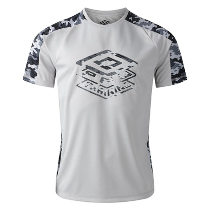 Harbor Mist-Black - Front - Umbro Mens Pro Training Active Jersey