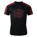 Black-Red Dahlia - Front - Umbro Mens Pro Training Active Jersey
