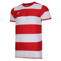 Vermillion-White - Front - Umbro Mens Triumph Jersey