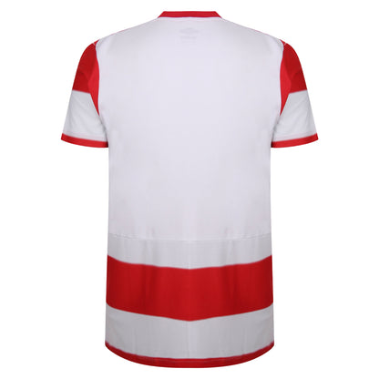Vermillion-White - Back - Umbro Mens Triumph Jersey