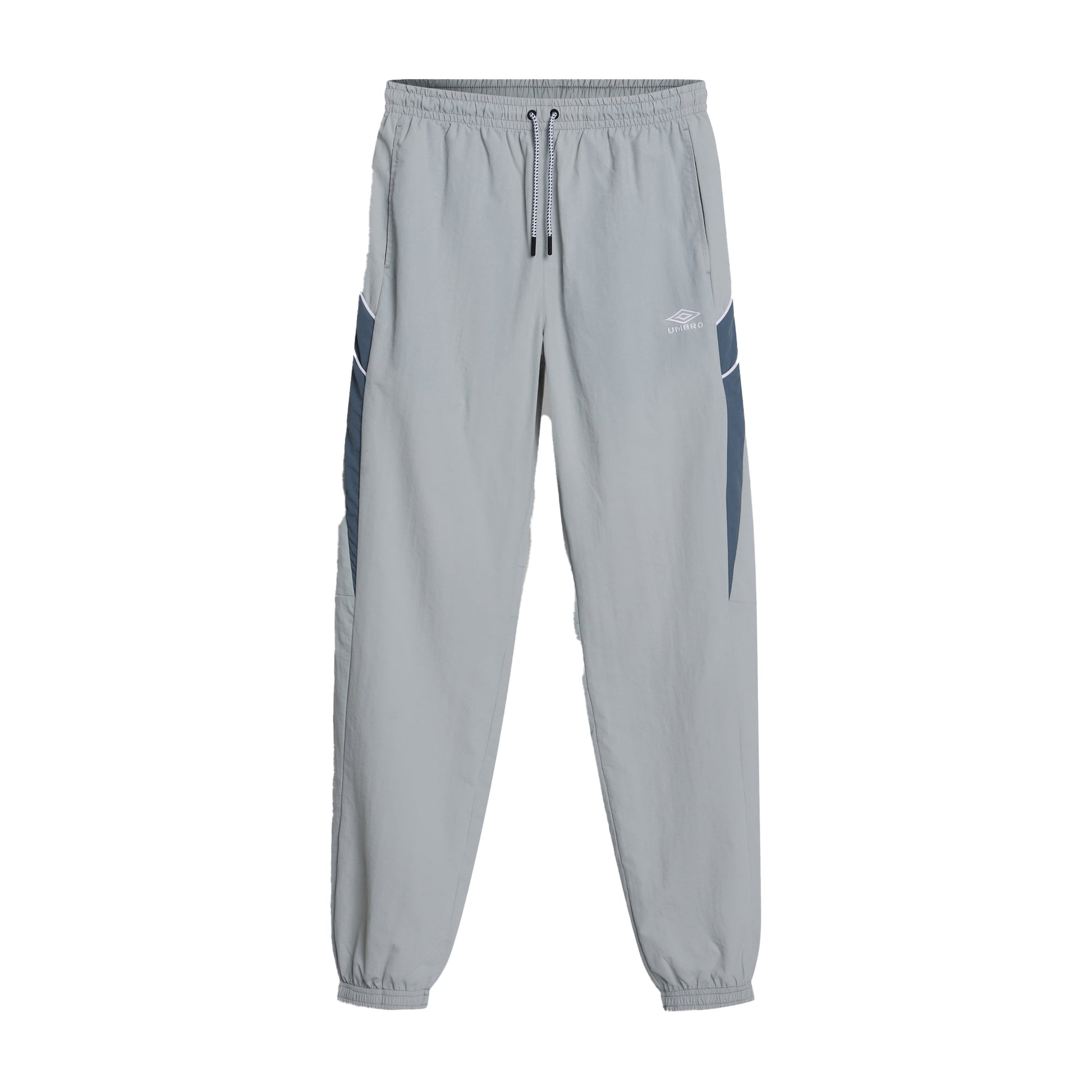 Pearl Blue-Blue Mirage-Brilliant White - Front - Umbro Mens Relaxed Fit Tracksuit Bottoms