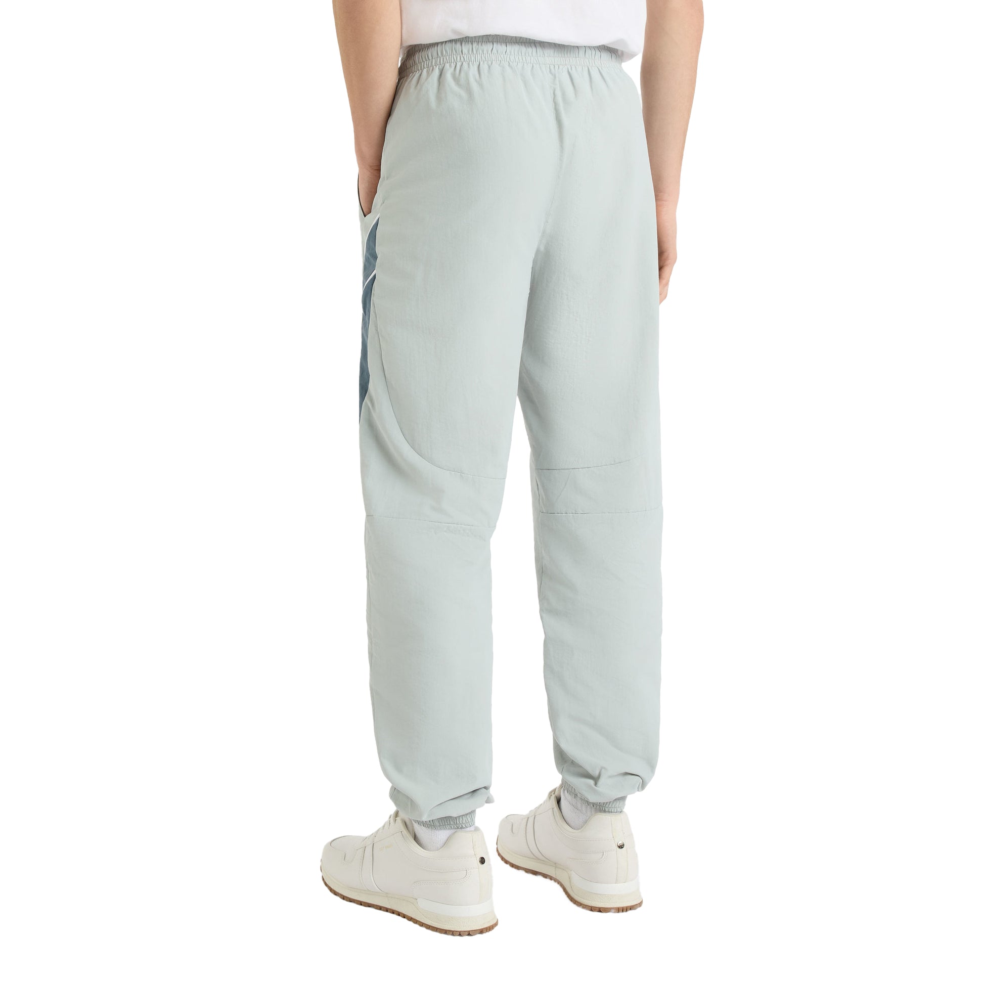 Pearl Blue-Blue Mirage-Brilliant White - Back - Umbro Mens Relaxed Fit Tracksuit Bottoms