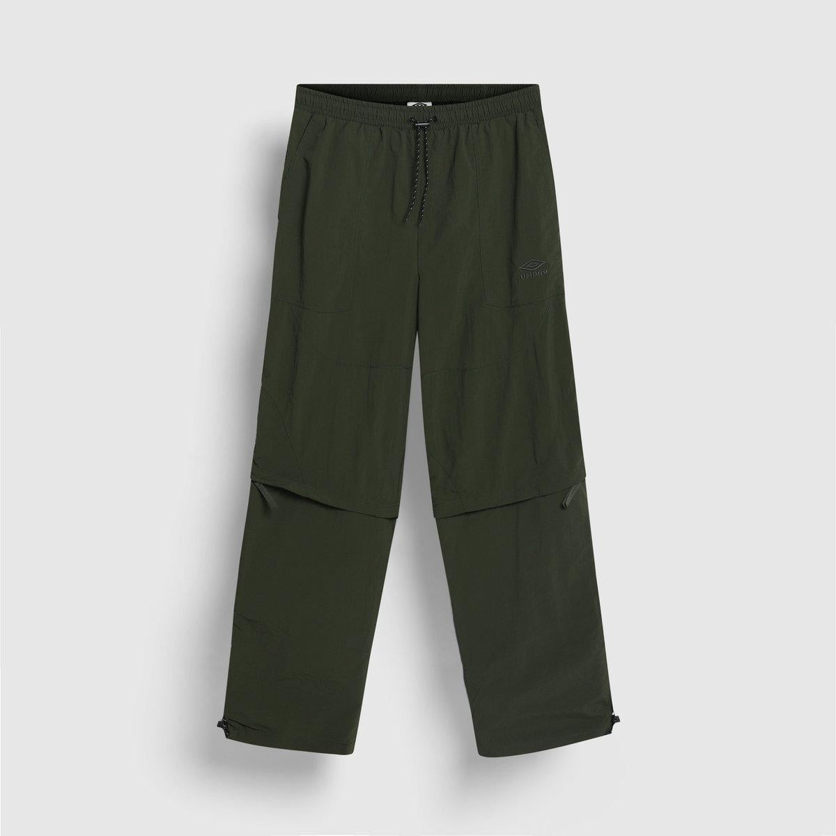 Duffle Bag - Front - Umbro Mens Zip-Off Loose Fit Tracksuit Bottoms