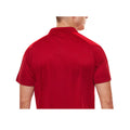 Chilli Red-Vermillion - Side - Umbro Childrens-Kids Polyester Polo Shirt