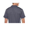 Carbon-Black - Side - Umbro Childrens-Kids Polyester Polo Shirt