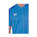 Ibiza Blue-Royal Blue - Back - Umbro Childrens-Kids Polyester Polo Shirt