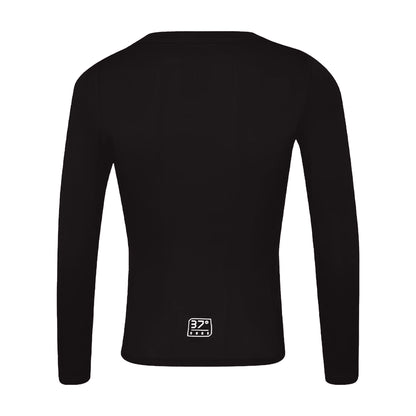 Black - Back - Umbro Childrens-Kids Core Crew Neck Base Layer Top
