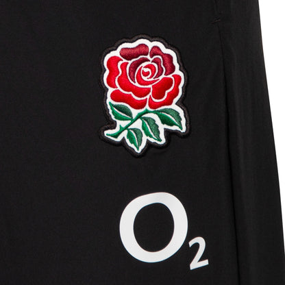 Black - Side - Umbro Mens 24-25 England Rugby Presentation Jogging Bottoms