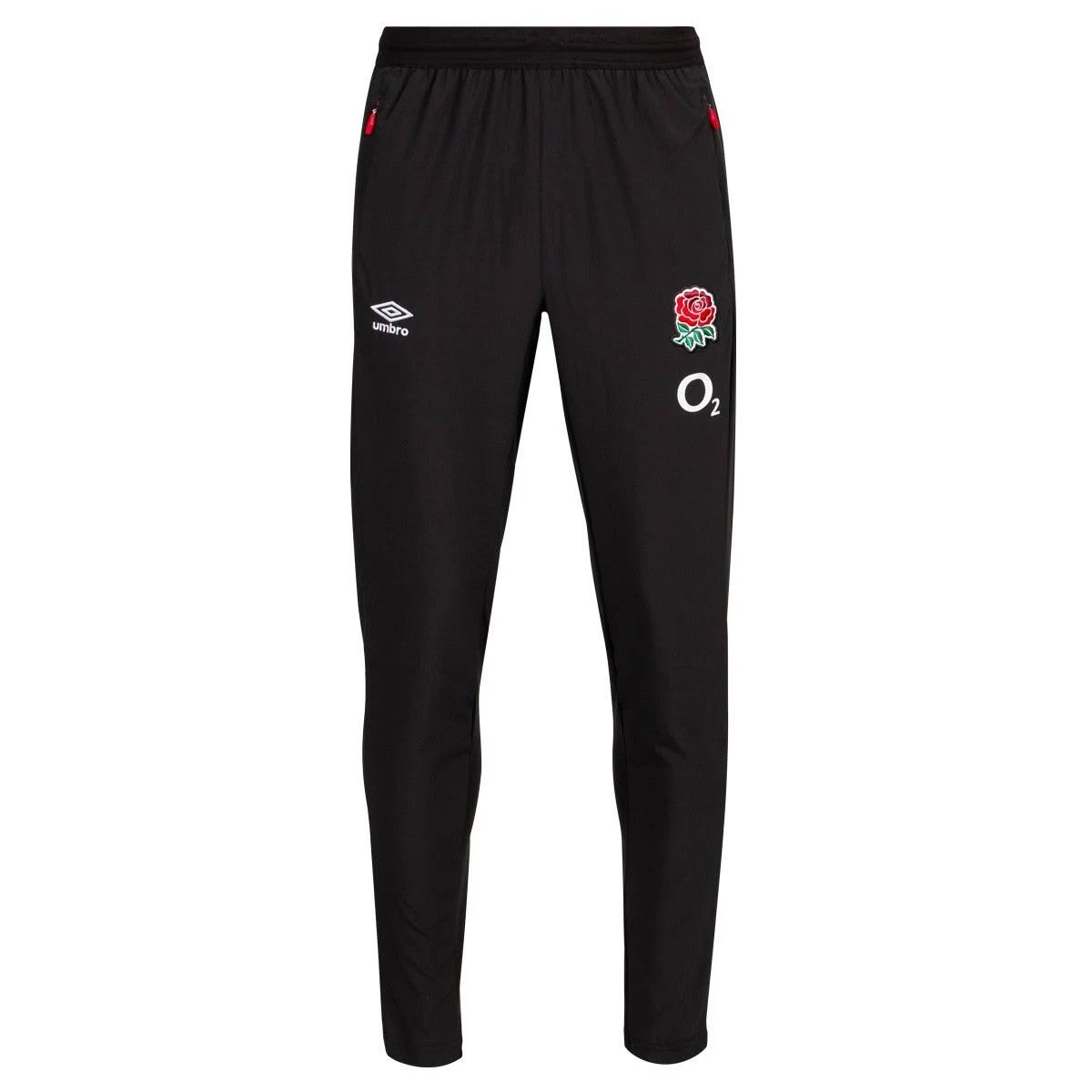 Black - Front - Umbro Mens 24-25 England Rugby Presentation Jogging Bottoms