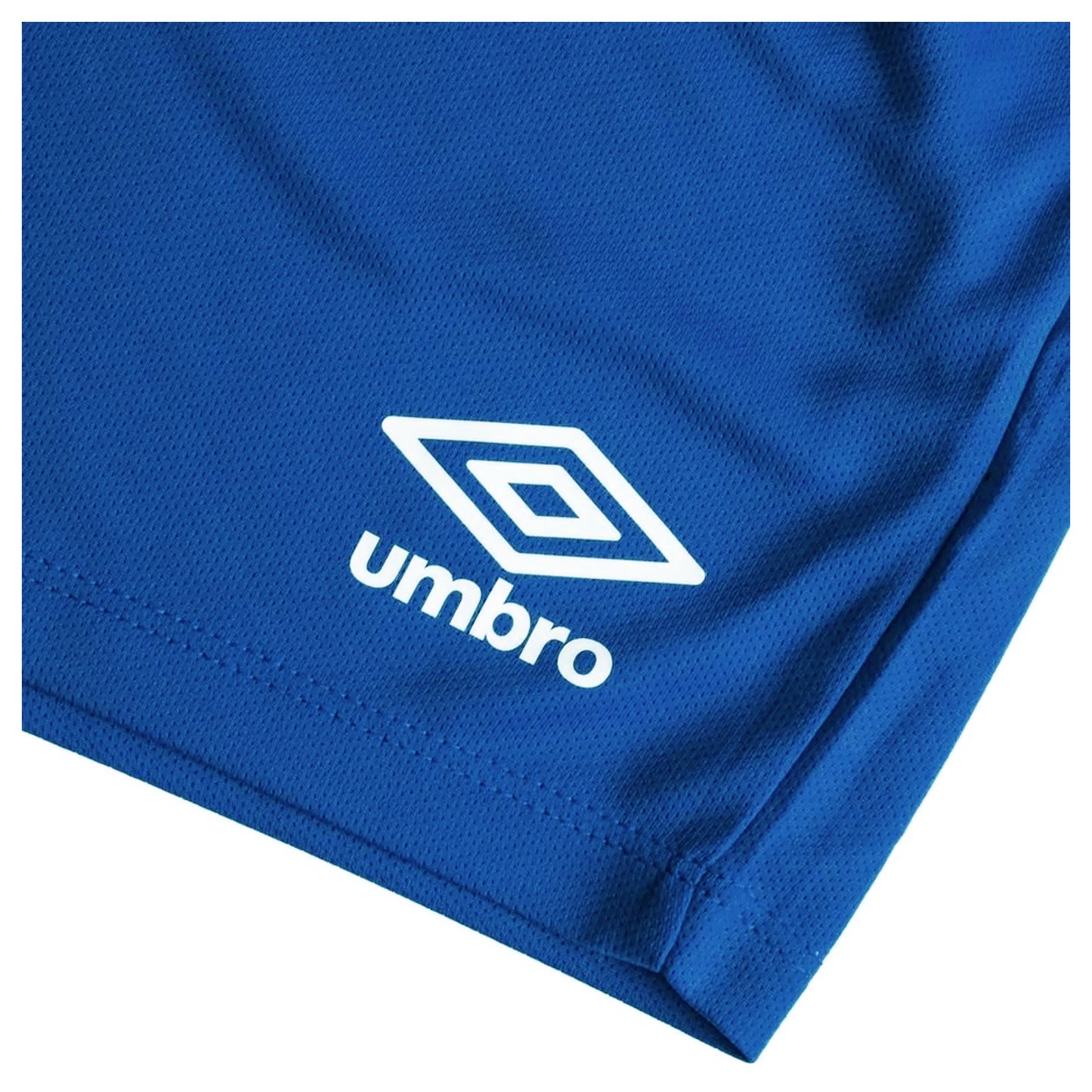 Royal Blue - Side - Umbro Womens-Ladies Club Logo Shorts