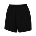 Black - Back - Umbro Womens-Ladies Club Logo Shorts