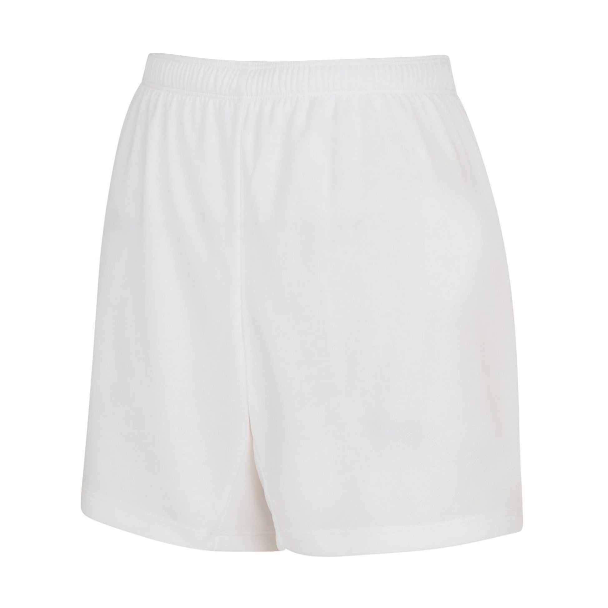 White - Back - Umbro Womens-Ladies Club Logo Shorts