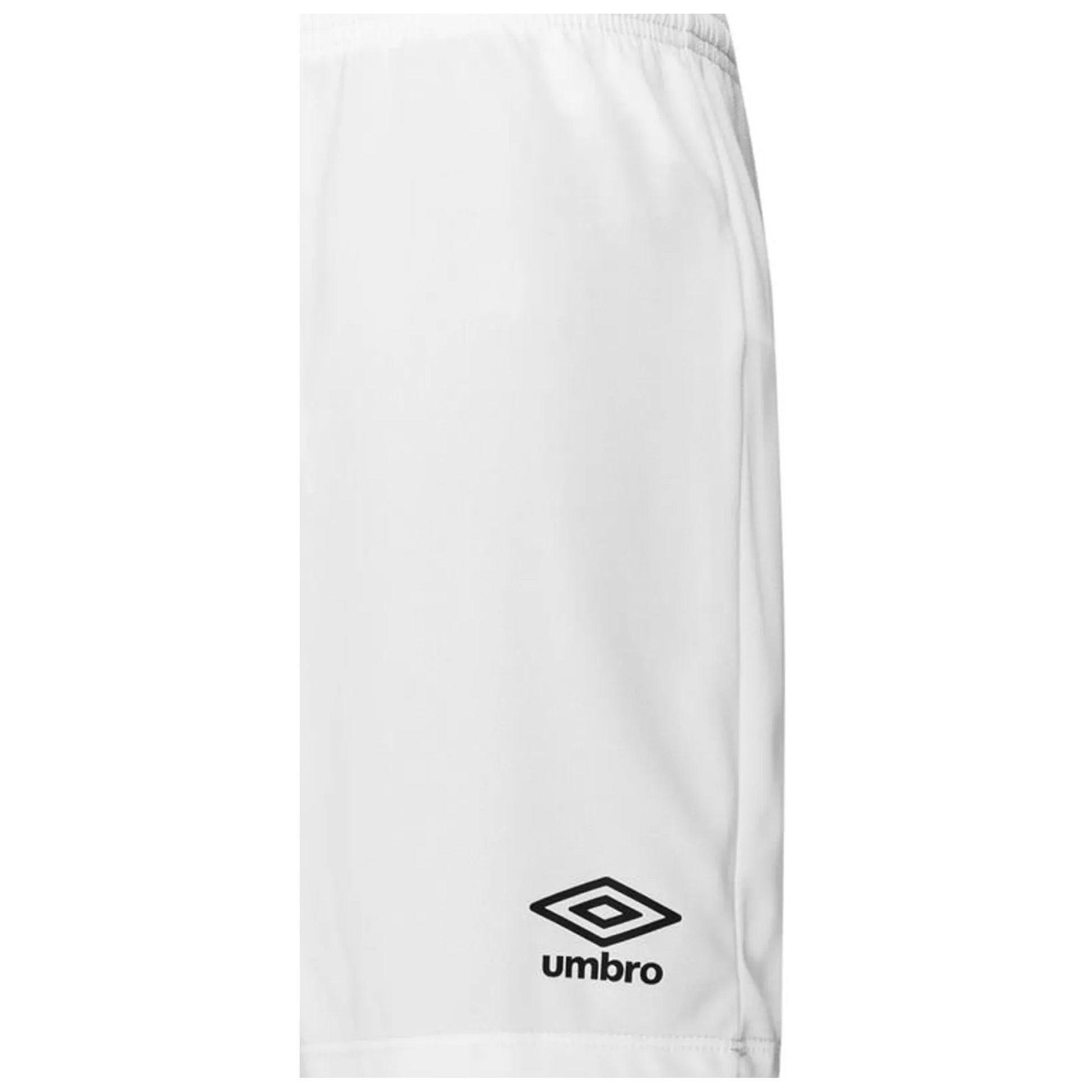 White - Lifestyle - Umbro Womens-Ladies Club Logo Shorts