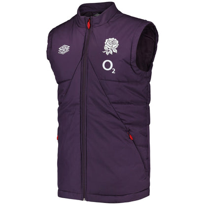 Nightshade - Front - Umbro Unisex Adult 24-25 England Rugby Gilet