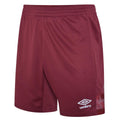 New Claret - Front - Umbro Mens Vier Shorts