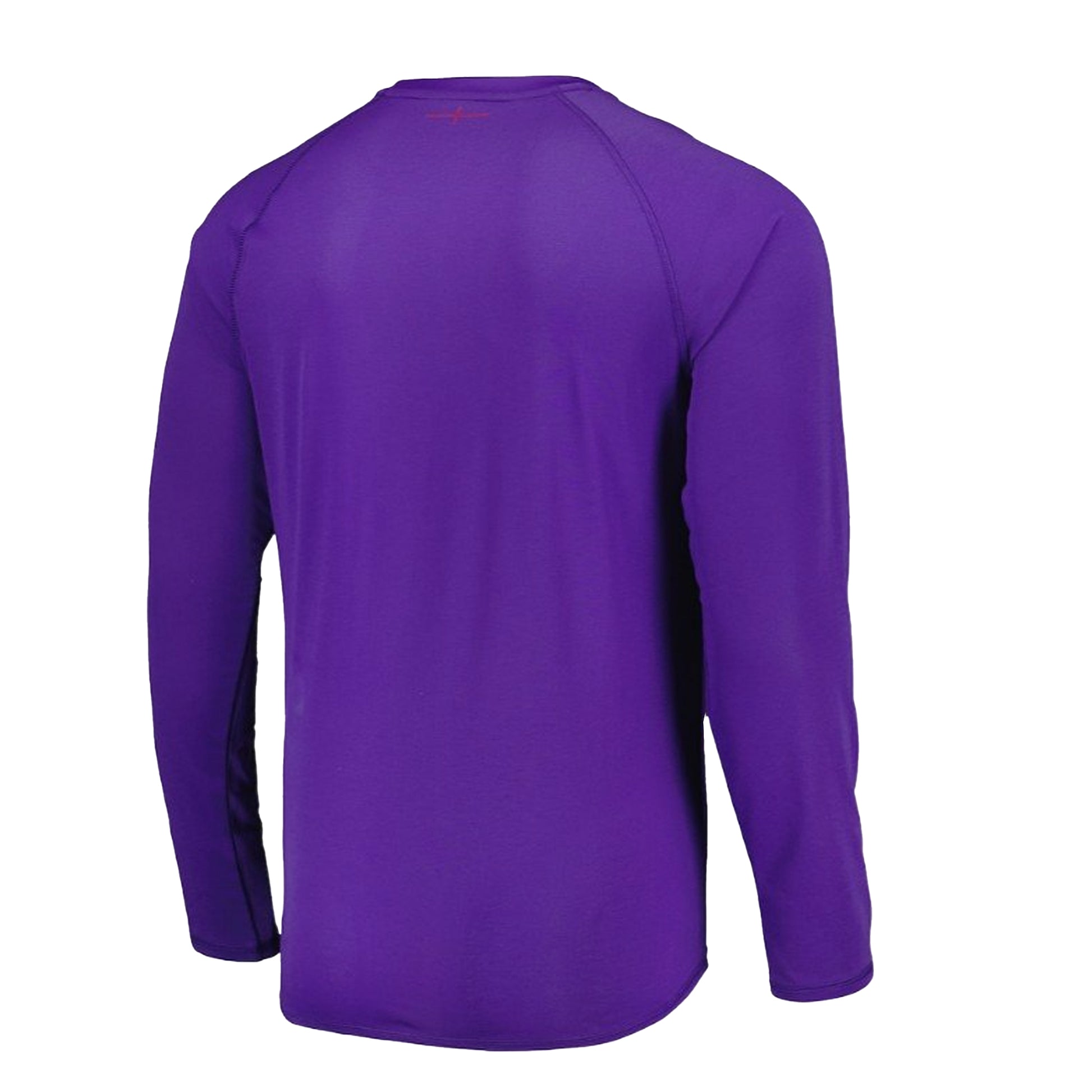 Prism Violet-Equestrian Red - Back - Umbro Mens 24-25 England Rugby Relaxed Fit Long-Sleeved Training Jersey