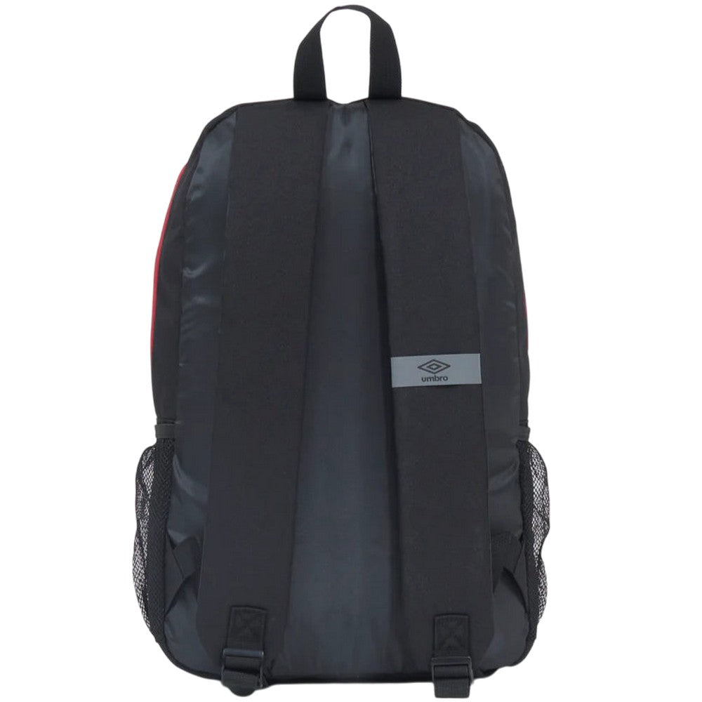 Black-White-Equestrian Red - Back - Umbro 24-25 Formation England Rugby Training Backpack