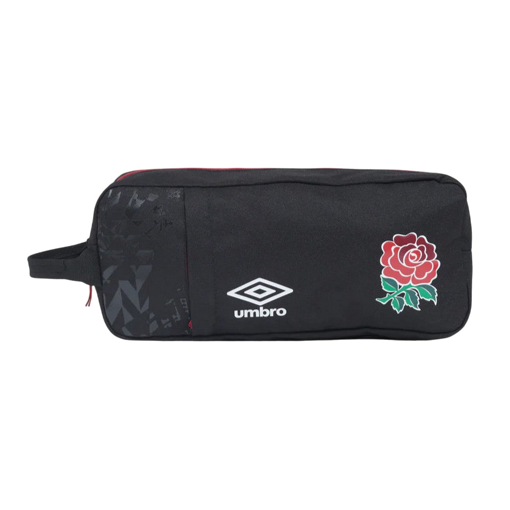 Black-White-Equestrian Red - Front - Umbro 24-25 Formation England Rugby Training Boot Bag
