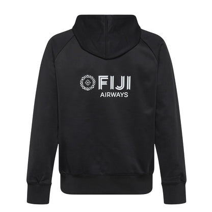 Black - Back - Umbro Unisex Adult Fiji Rugby Hoodie