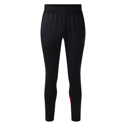 Black-Red Dahlia - Front - Umbro Mens Pro Training Polyester Jogging Bottoms