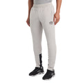 Harbor Mist-Black - Side - Umbro Mens Pro Training Polyester Jogging Bottoms