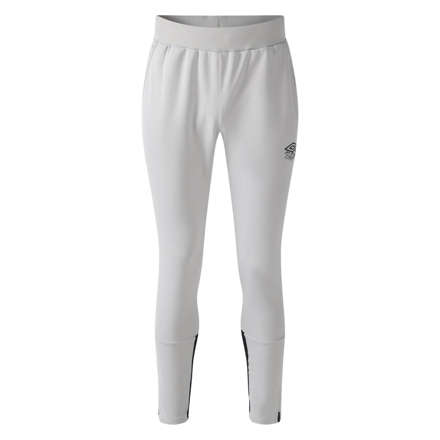 Harbor Mist-Black - Front - Umbro Mens Pro Training Polyester Jogging Bottoms