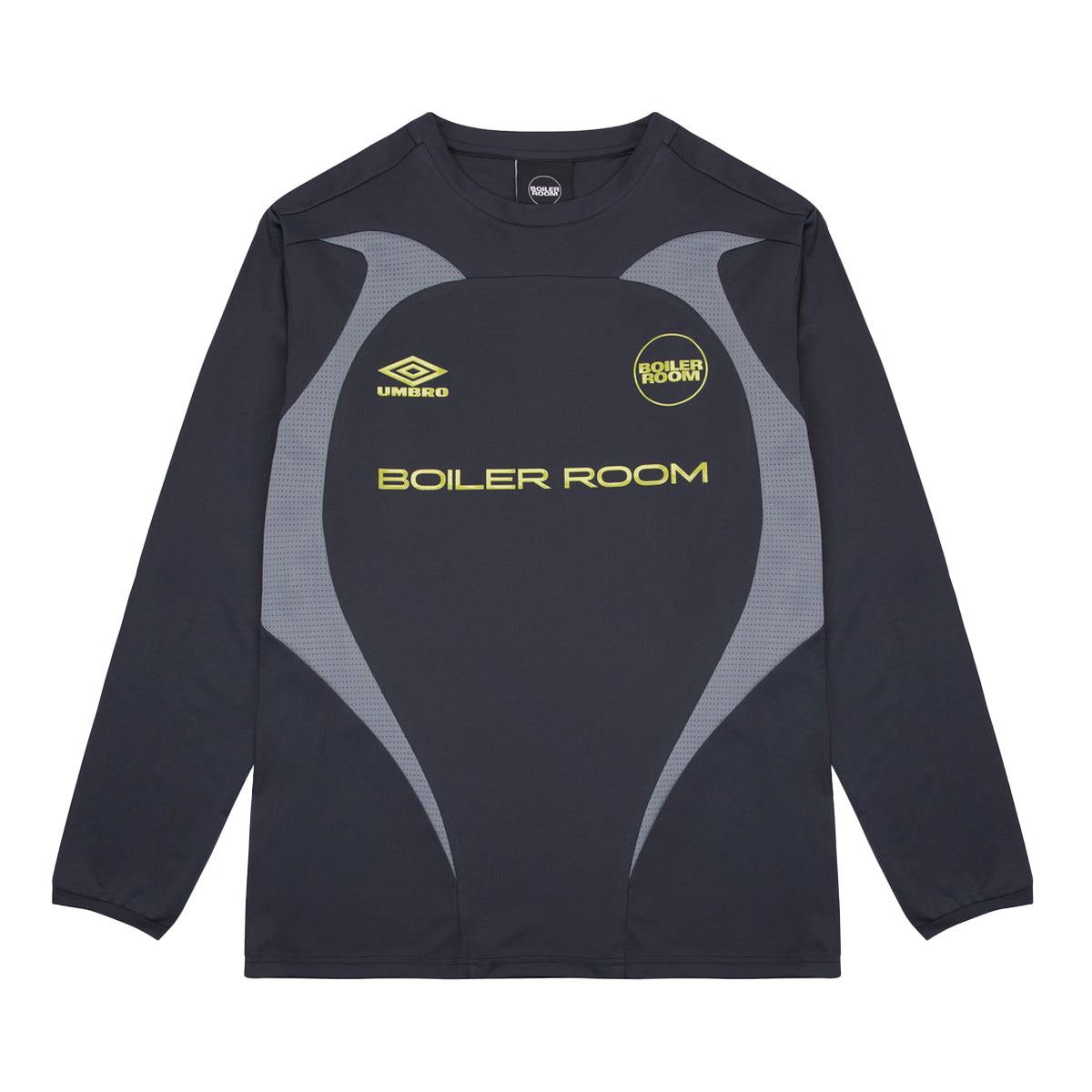 Blue - Front - Umbro Unisex Adult Boiler Room Long-Sleeved Football Jersey