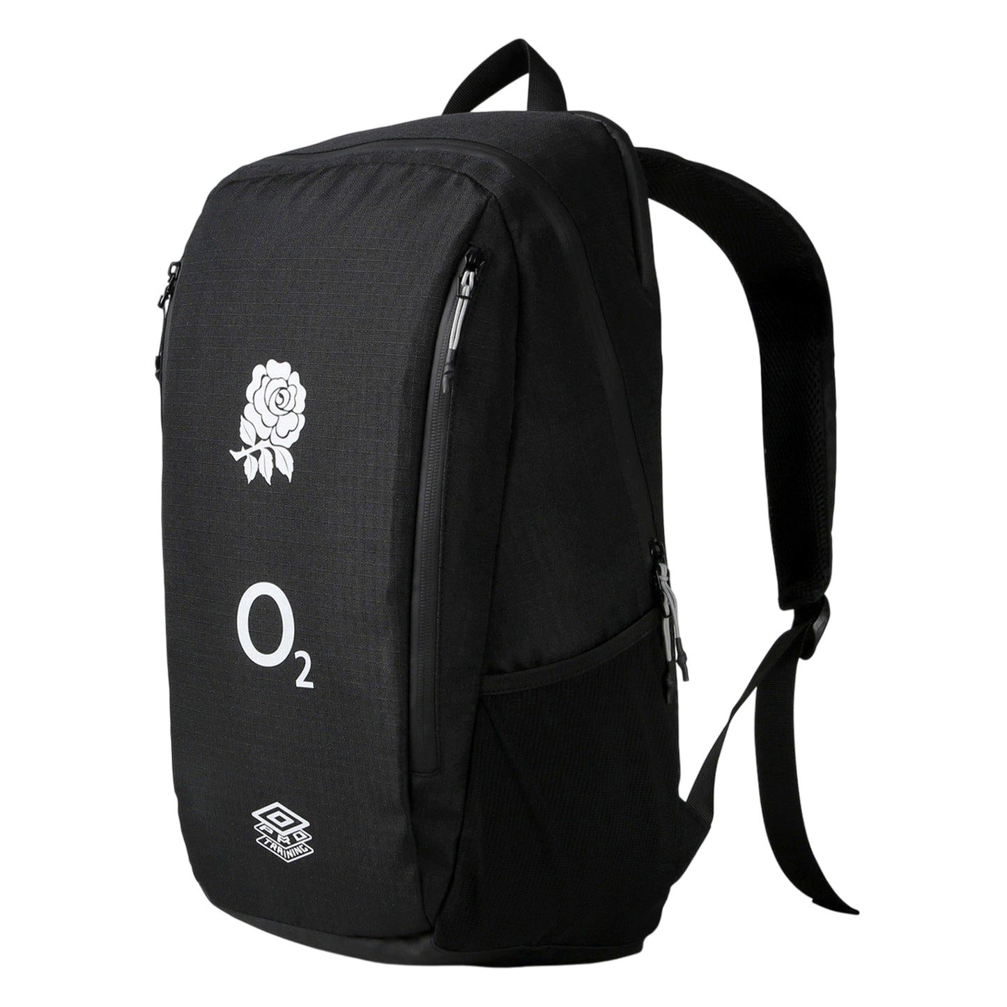 Black-Carbon - Side - Umbro 24-25 Pro England Rugby Training Backpack