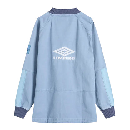 Infinity-Dusky Blue-Blue Indigo - Back - Umbro Mens Iconic Drill Top