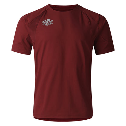 Cabernet - Front - Umbro Mens Pro Training Elite T-Shirt