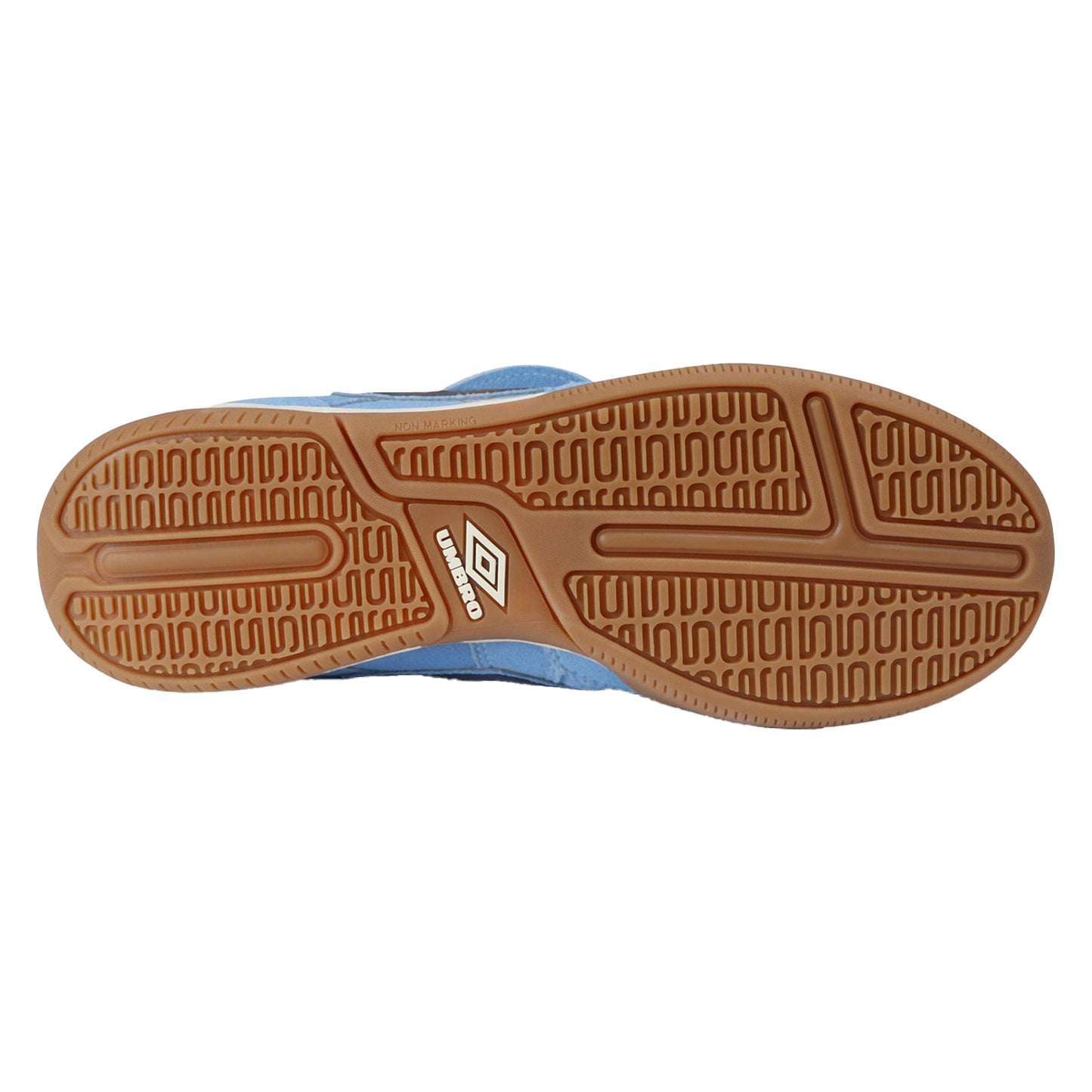 Vista Blue-Dark Navy - Side - Umbro Mens Speciali Tr Flap Top Suede Trainers