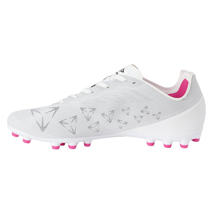 White-Black-Pink Glow - Back - Umbro Mens Velocita Decima Pro Artificial Ground Football Boots
