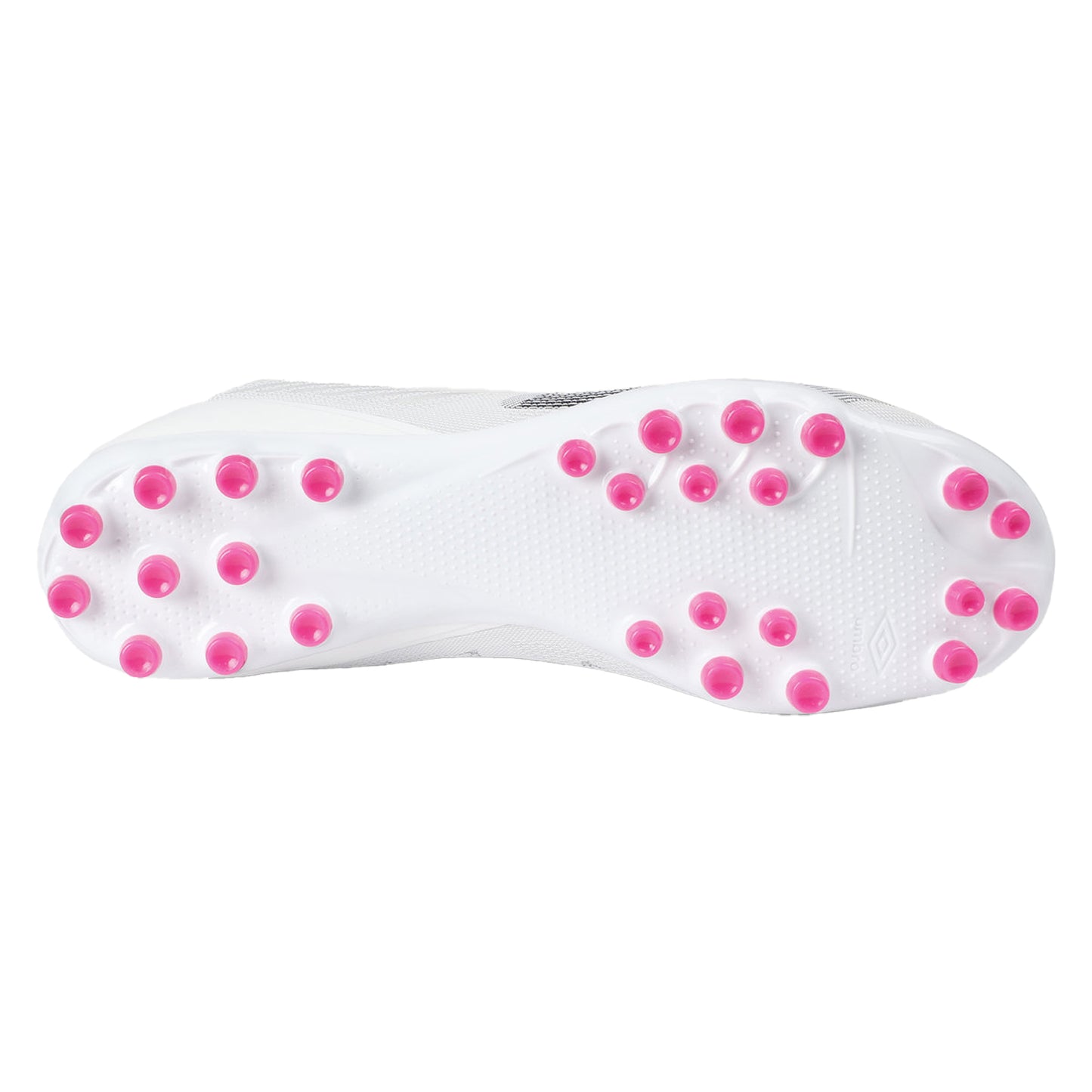 White-Black-Pink Glow - Side - Umbro Mens Velocita Decima Pro Artificial Ground Football Boots