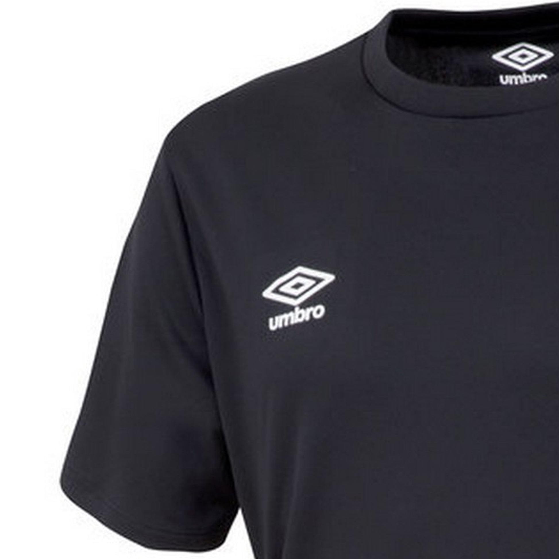 Black - Lifestyle - Umbro Mens Club Short-Sleeved Jersey