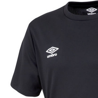 Black - Lifestyle - Umbro Mens Club Short-Sleeved Jersey