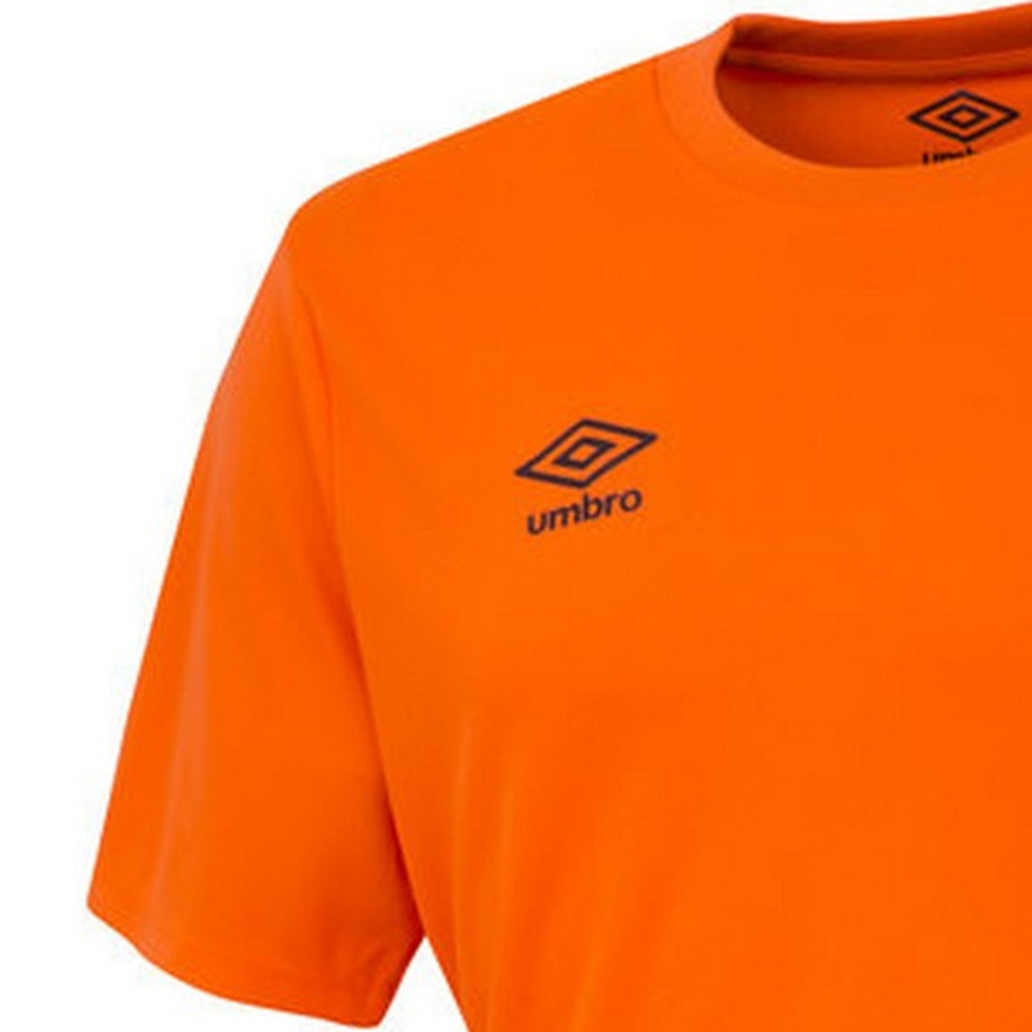 Shocking Orange - Lifestyle - Umbro Mens Club Short-Sleeved Jersey