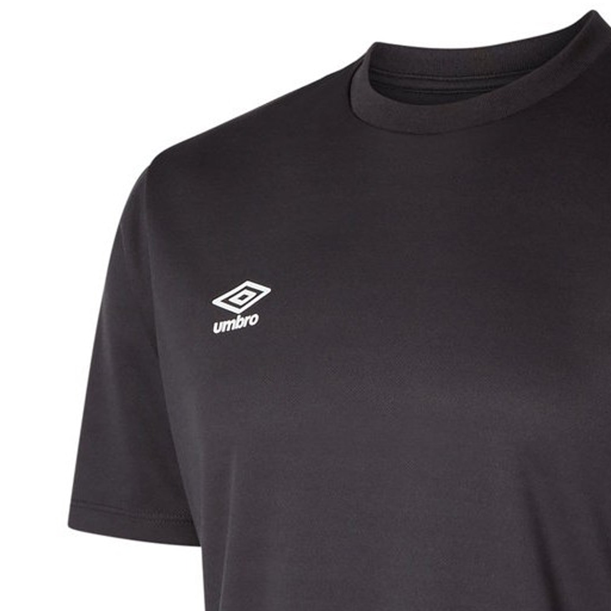 Carbon-White - Lifestyle - Umbro Mens Club Short-Sleeved Jersey