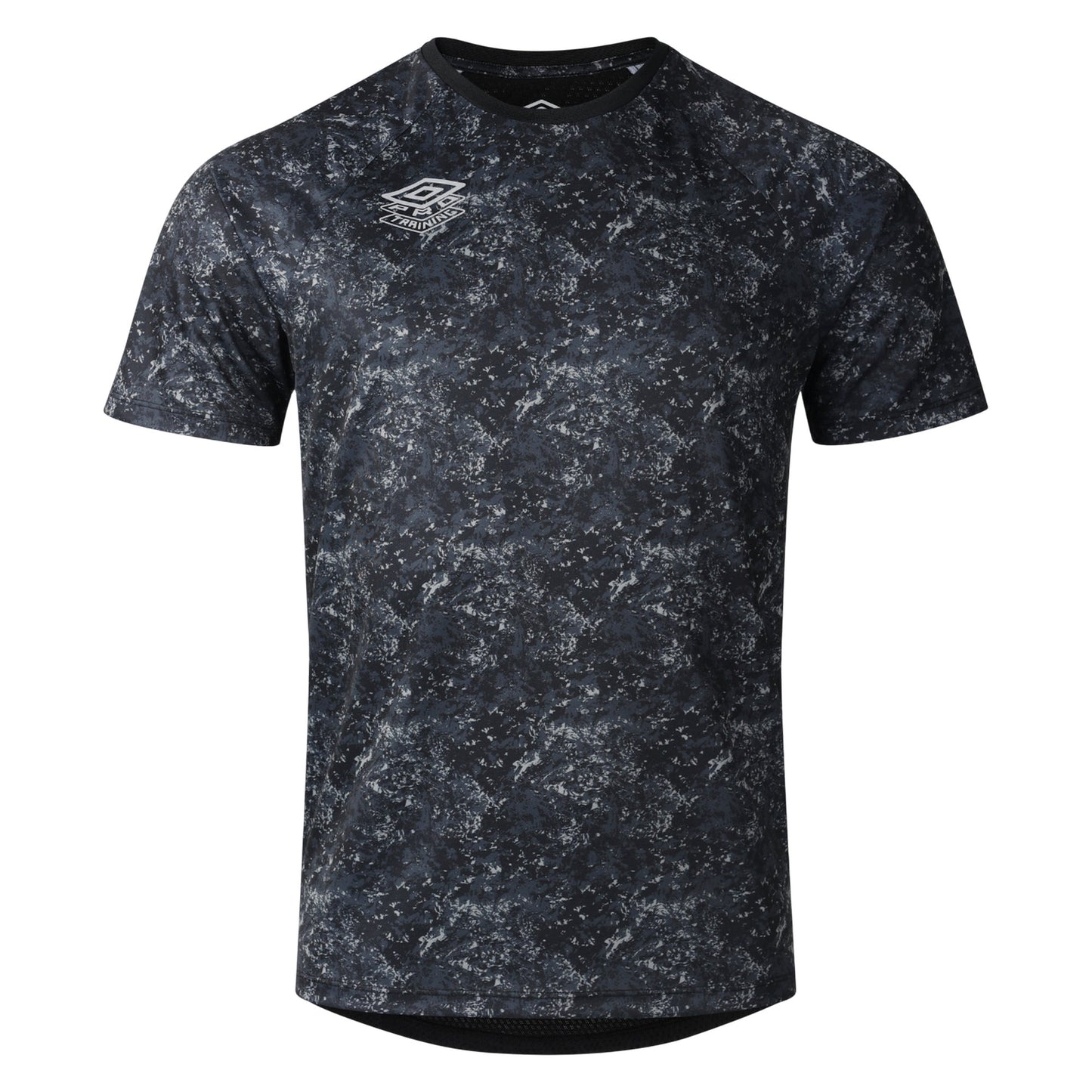Black Camo - Front - Umbro Mens Pro Training Graphic Jersey