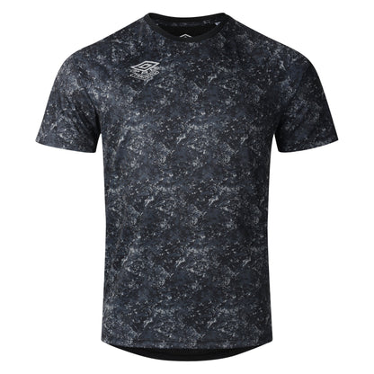 Black Camo - Front - Umbro Mens Pro Training Graphic Jersey