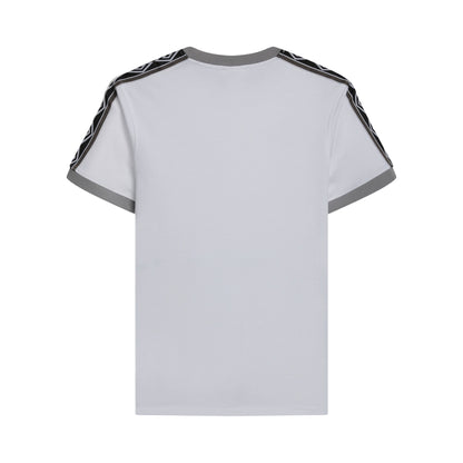 Brilliant White - Back - Umbro Mens Taped T-Shirt