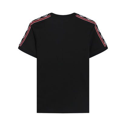 Black - Back - Umbro Mens Taped T-Shirt