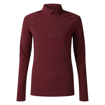 Plum - Front - Umbro Womens-Ladies Pro Training Half Zip Top