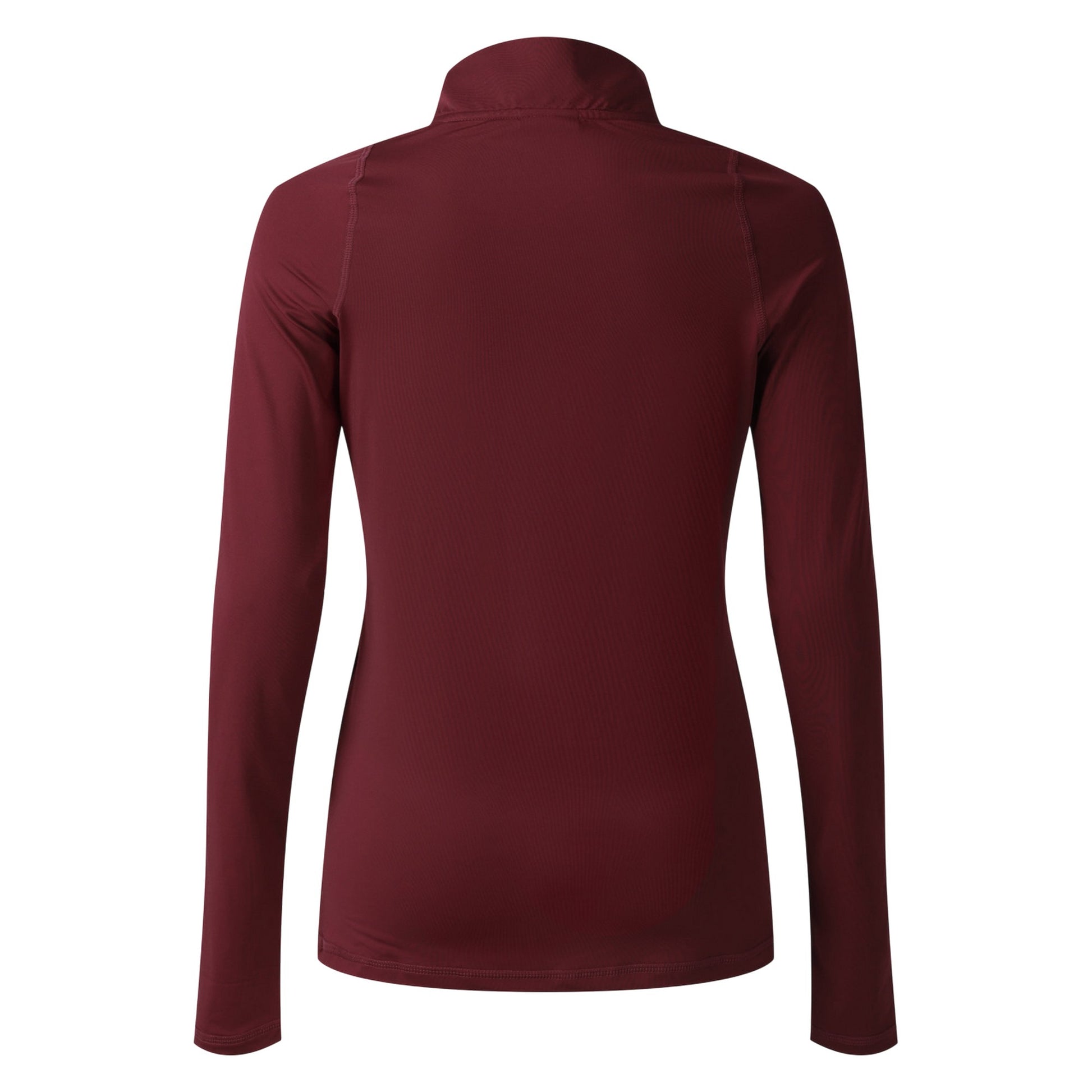 Plum - Back - Umbro Womens-Ladies Pro Training Half Zip Top
