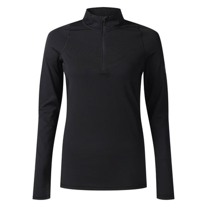 Black - Front - Umbro Womens-Ladies Pro Training Half Zip Top