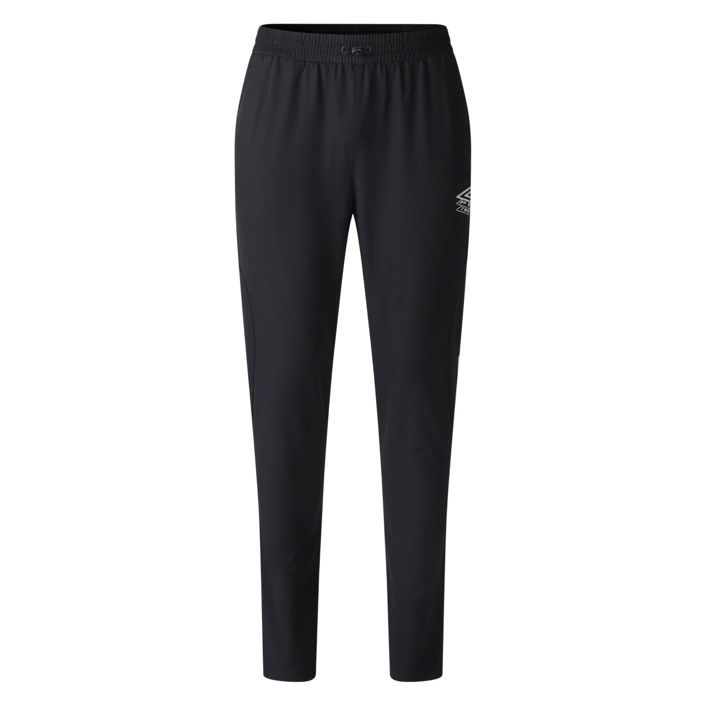 Black - Front - Umbro Mens Pro Training Elite Hybrid Tracksuit Bottoms